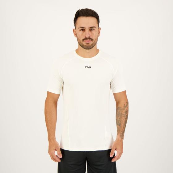 Imagem de Camiseta Fila Bio II Off White e Preta