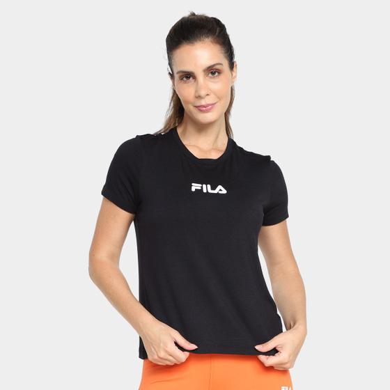 Imagem de Camiseta Fila Letter Fit Feminina