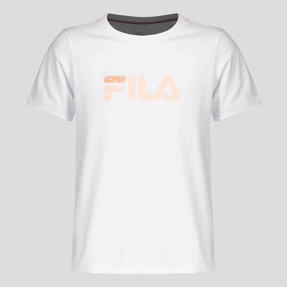 Imagem de Camiseta Fila Letter Fun Juvenil Branca