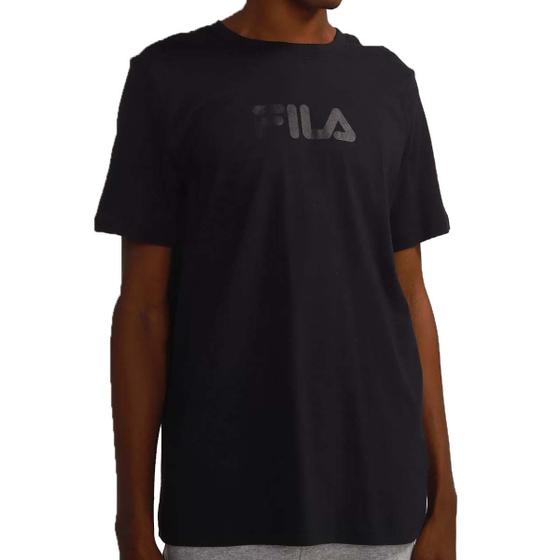 Imagem de Camiseta Fila Masculina Letter Midi Preta