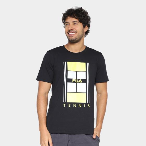Camiseta Fila Tennis Graphics Masculina Menor preço em Camiseta Fila Tennis Graphics Masculina