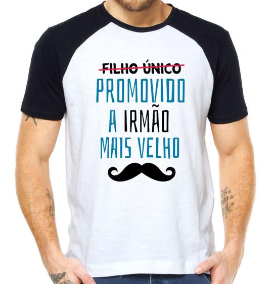 Imagem de Camiseta filho único promovido a irmão mais velho camisa