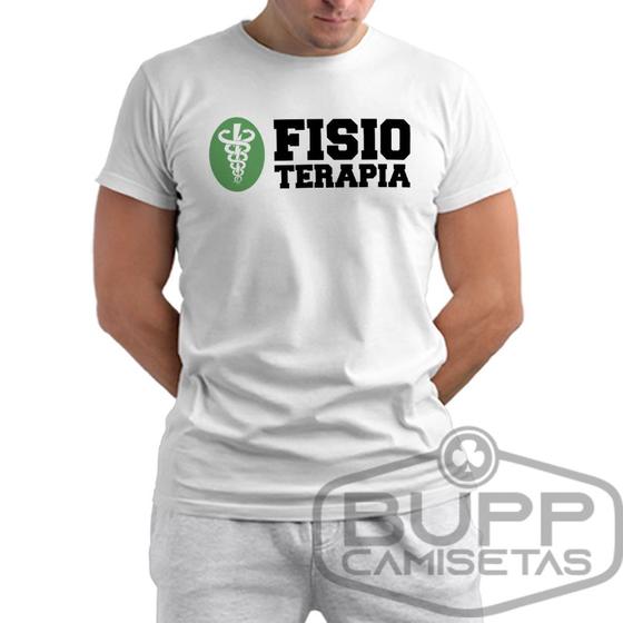 Imagem de Camiseta Fisioterapia Camisa Fisio 100% Algodão Faculdade Universidade Profissão Masculina Feminina