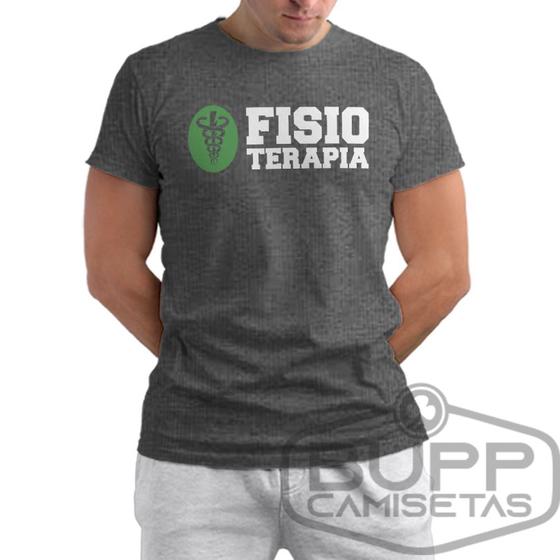 Imagem de Camiseta Fisioterapia Camisa Fisio 100% Algodão Faculdade Universidade Profissão Masculina Feminina