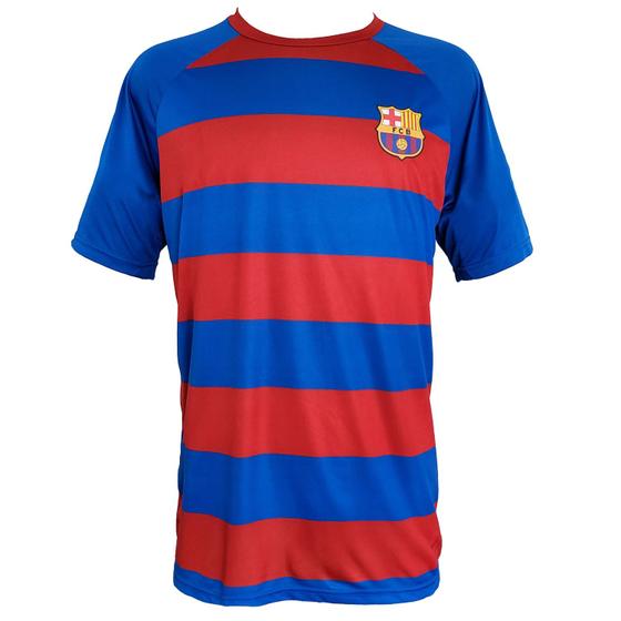 Imagem de Camiseta Fit Barcelona Masculino - Azul e Vermelho