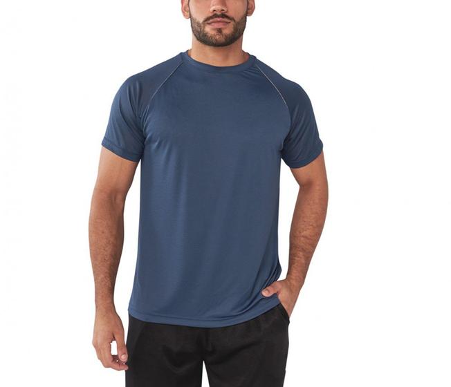 Imagem de Camiseta Fitness Masculina DelRio Raglan T-Shirt em Poliamida