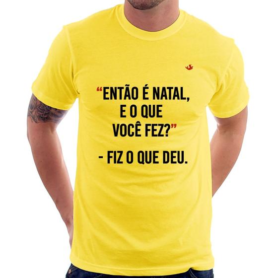 Imagem de Camiseta Fiz o que deu - Foca na Moda