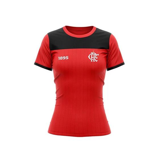 Imagem de Camiseta flamengo grasp feminina vermelha