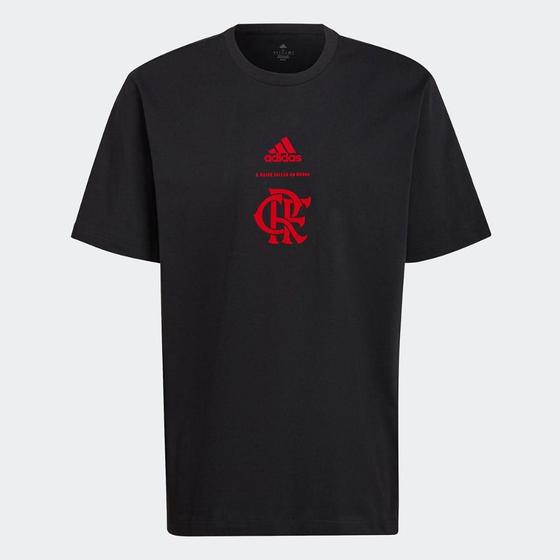 Camiseta Flamengo Lifestyle Adidas Masculina Menor preço em Camiseta Flamengo Lifestyle Adidas Masculina