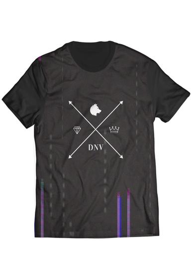 Imagem de Camiseta Flechas Crown Diamond Black Purple