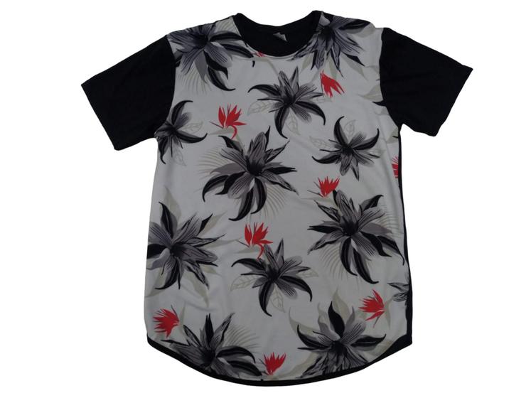 Imagem de Camiseta Floral Camisa Flor Long Masculina SF326 SF327 SF328 SF329 SF330 SF331 SF332 SF333 SF334