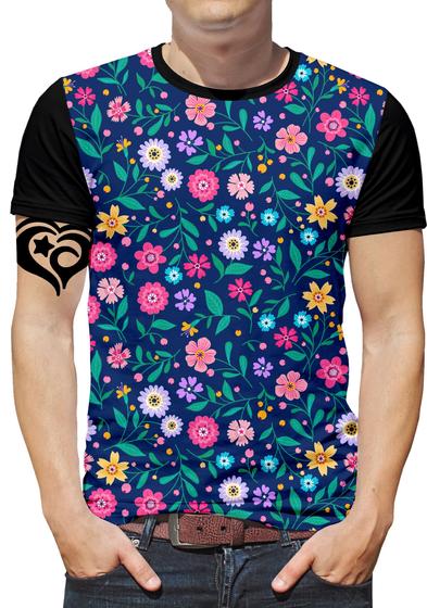 Imagem de Camiseta Floral PLUS SIZE Florida Masculina infantil blusa 4