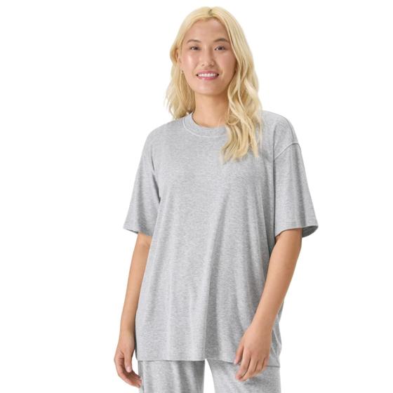 Imagem de Camiseta Florence by mills Cozy Crush para mulheres Heather Grey