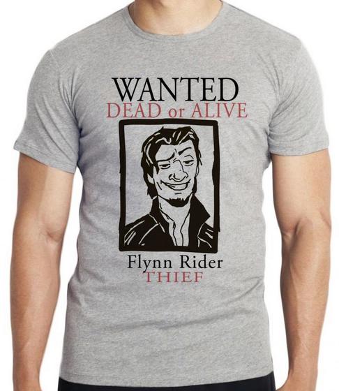Imagem de Camiseta Flynn Rider Enrolados  Blusa criança infantil juvenil adulto camisa tamanhos