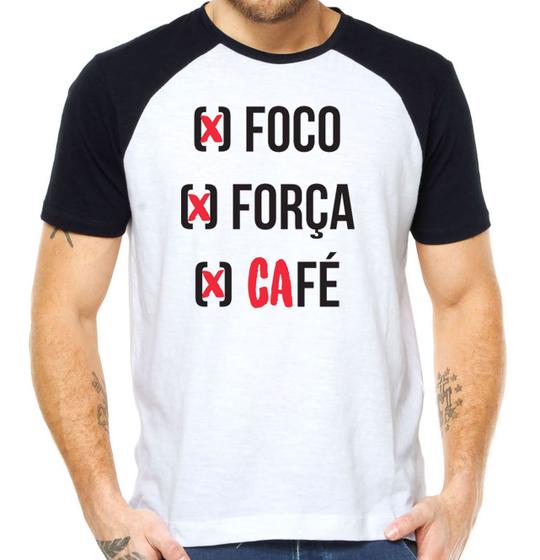 Imagem de Camiseta foco força café camisa divertida engraçada