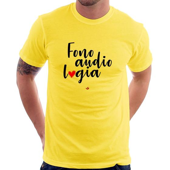 Imagem de Camiseta Fonoaudiologia por amor - Foca na Moda