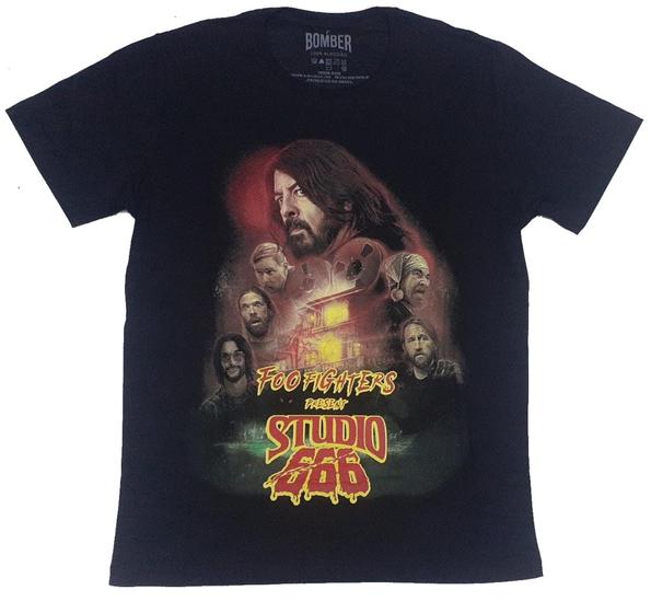 Imagem de Camiseta Foo Fighters Preta Studio 666 Dave Grohl BO594 BRC