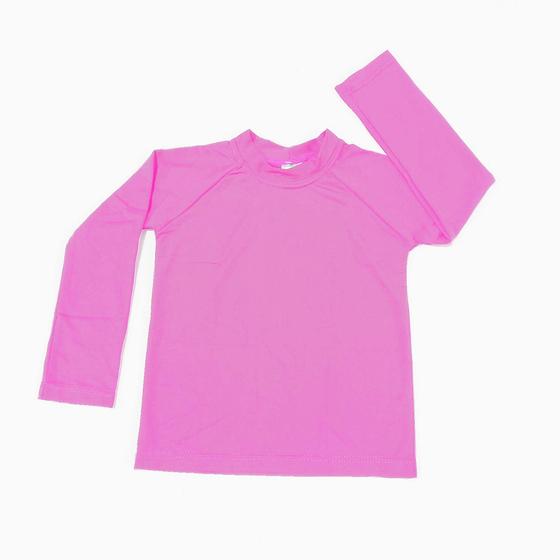 Imagem de Camiseta FPS UV 50+ Manga Longa Infantil Poliamida Praia Piscina Camping Trilha Pesca