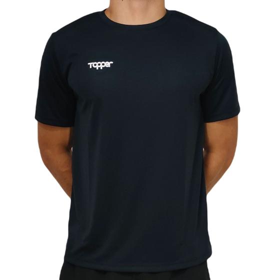 Imagem de Camiseta Futebol Topper Preta - Masculino