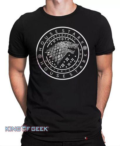 Imagem de Camiseta Game Of Thrones House Stark Jon Snow Targaryen Arya