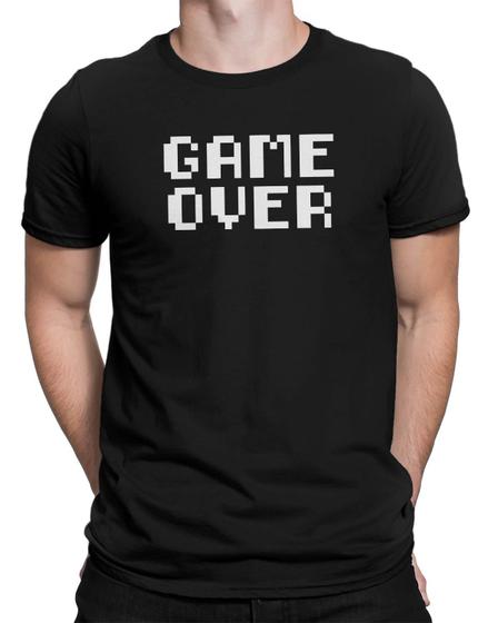 Imagem de Camiseta Game Over Camisa Jogos Games Stream Retro