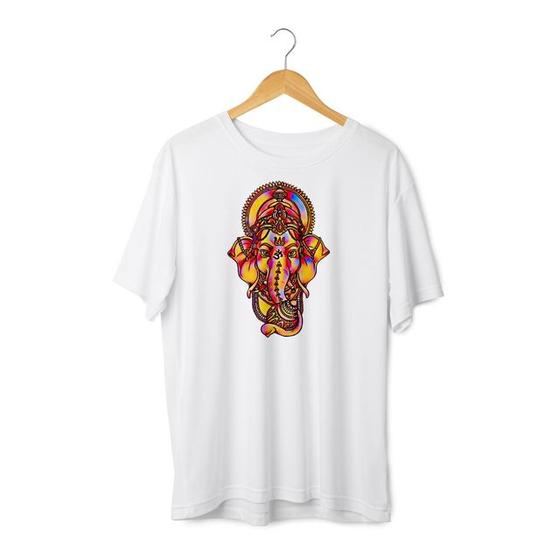 Imagem de Camiseta Ganesha Colorido - Hinduísmo - Linha Zen