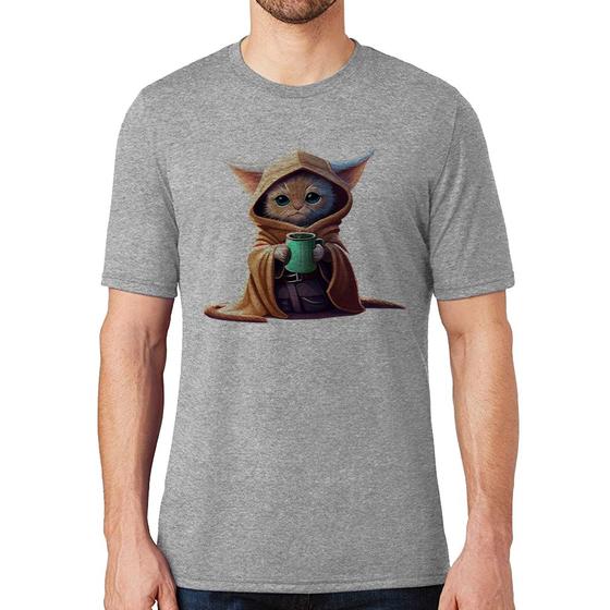 Imagem de Camiseta Gato Jedi - Foca na Moda