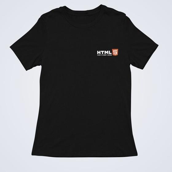 Imagem de Camiseta Geek Programação HTML, How To Meet Ladies