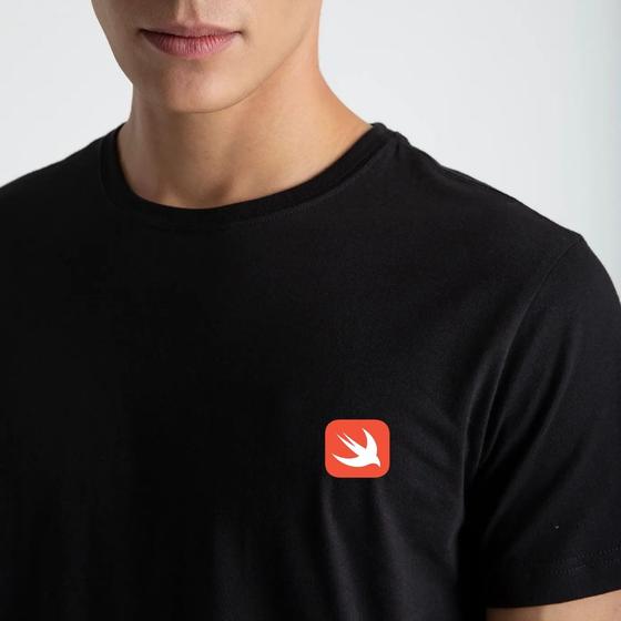 Imagem de Camiseta Geek Programador Swift IOS Code Pocket