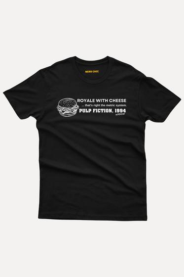Imagem de Camiseta Geek Royale With Cheese Pulp Fiction By Nerd Chic