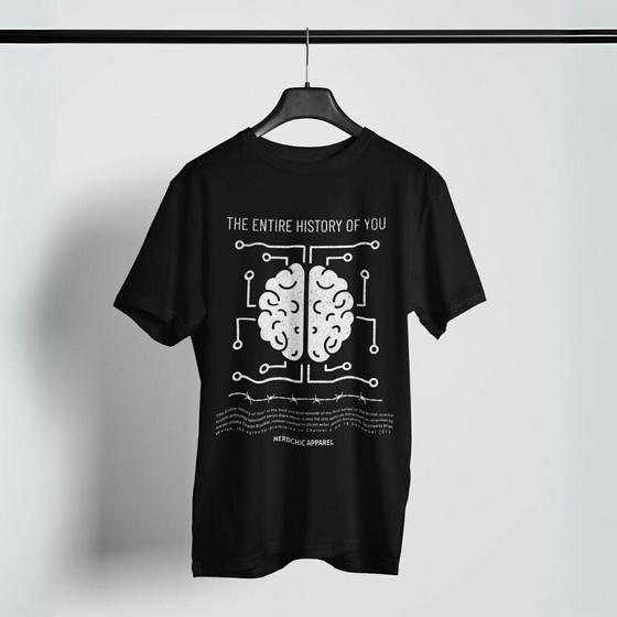 Imagem de Camiseta Geek The Entire History of You - Black Mirror