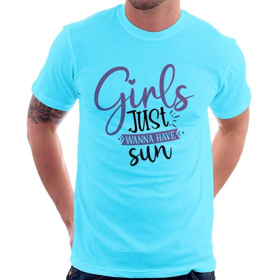 Imagem de Camiseta Girls Just Wanna Have Sun - Foca na Moda