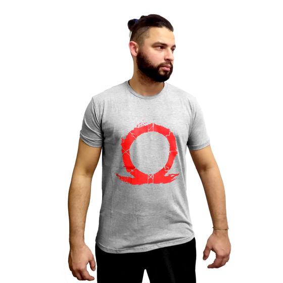 Imagem de Camiseta God of War Omega Playstation Licenciada Cinza -  Tamanho  P