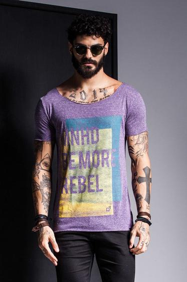 Imagem de Camiseta Gola Canoa Manhood Be Nice Rebel