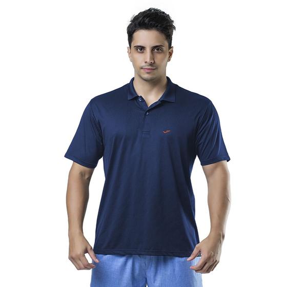 Imagem de Camiseta Gola Polo Em Malha Trabalhada Elite