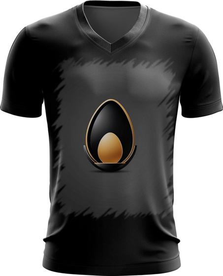 Imagem de Camiseta Gola V de Ovos de Páscoa Minimalistas 9