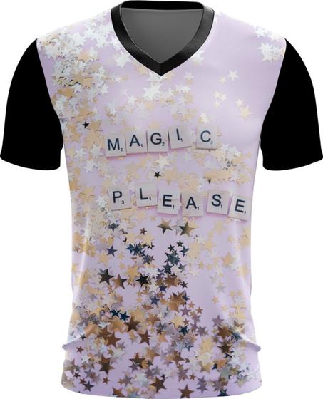 Imagem de Camiseta Gola V Dryfit Mais Mágica em nossas Vidas Magic 1v