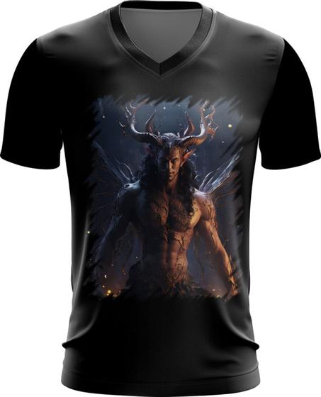 Imagem de Camiseta Gola V Incubus Demônio do Sono Mitologia 3