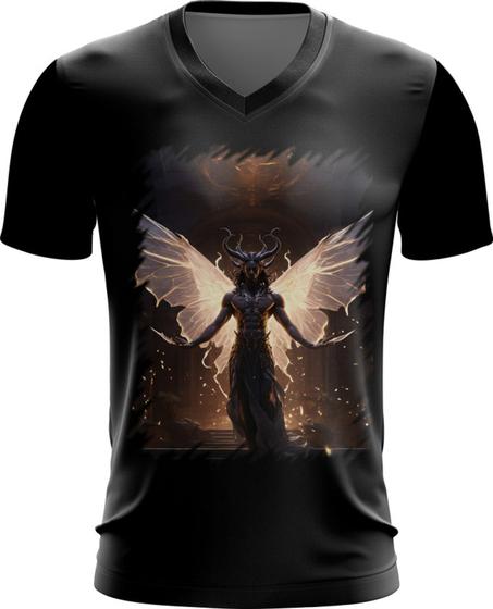 Imagem de Camiseta Gola V Incubus Demônio do Sono Mitologia 6