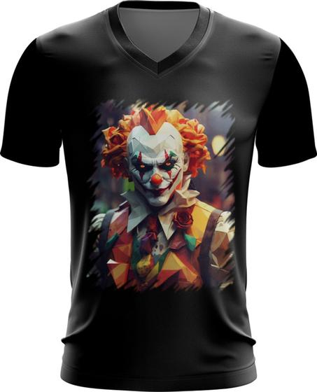 Imagem de Camiseta Gola V Palhaço Quebrada Morro Clown Slum 7