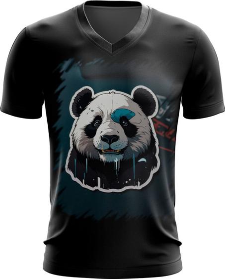 Imagem de Camiseta Gola V Panda Com Roupa Estilosa 5