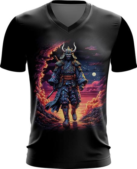 Imagem de Camiseta Gola V Samurai Ronin Sunset Sem Mestre 1