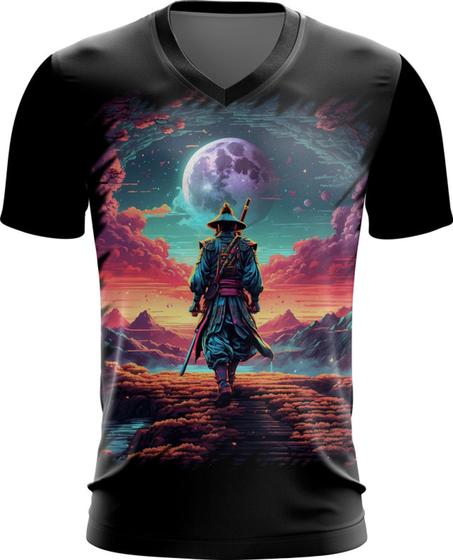 Imagem de Camiseta Gola V Samurai Ronin Sunset Sem Mestre 5