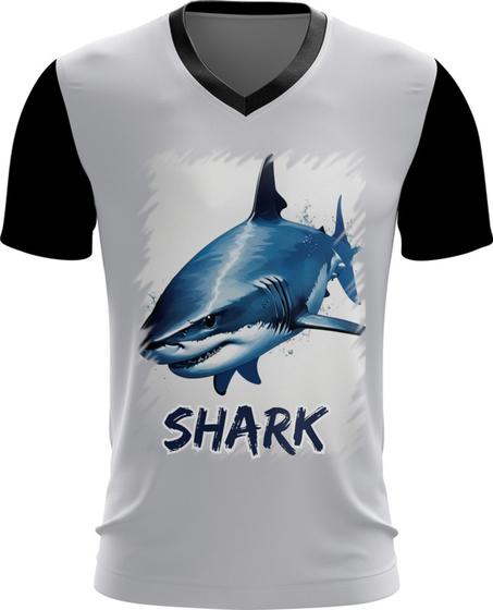 Imagem de Camiseta Gola V Tubarão Shark Rei dos Mares 2