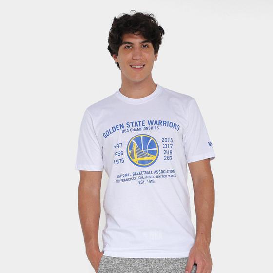 Imagem de Camiseta Golden State Warriors NBA New Era Building Masculina