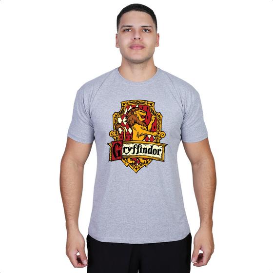 Imagem de Camiseta Grifinoria Harry Potter Brasão Camisa Algodão