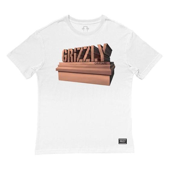 Imagem de Camiseta Grizzly Monument Masculina Branco