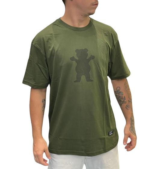 Imagem de Camiseta  grizzly og bear - verde militar