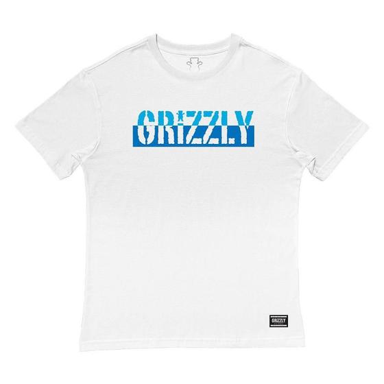 Imagem de Camiseta Grizzly Two Faced Oversize Masculina Branco