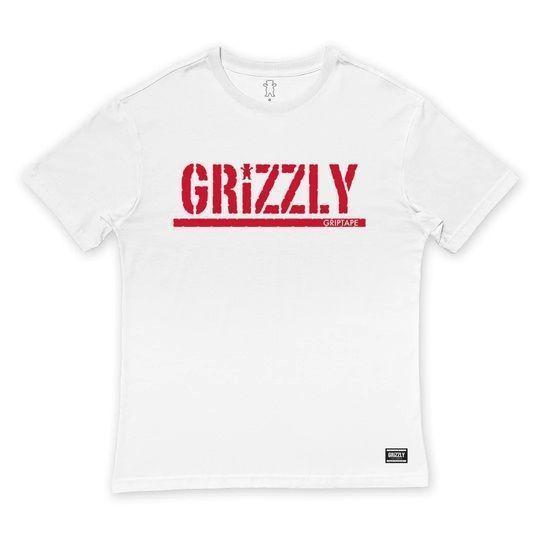 Imagem de Camiseta Grizzly V23grc02 Branco Branco